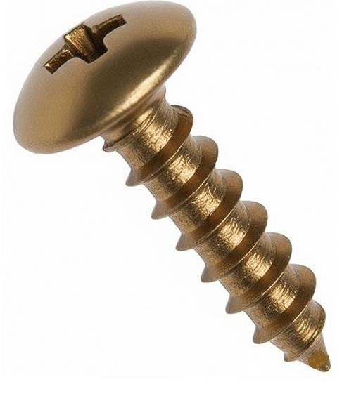 6A X 1/2 PHIL TRUSS SMS ANTBRASS